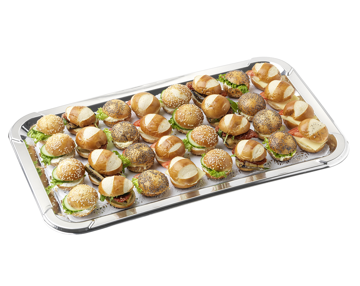 Mini-Laugensandwiches fleischlos